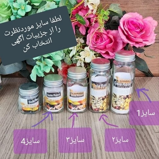 جا ادویه مکارتی ست6عددی چهارگوش همراه نمکپاش درب کانتینری در 3سایز مختلف(سایز موردنظر و تعداد درپوش را انتخاب کنید)