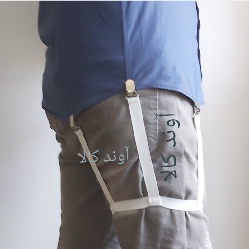 هولدر پیراهن نگهدارنده پیراهن هلدر لباس(یک جفت) رنگ سفید موجوده.