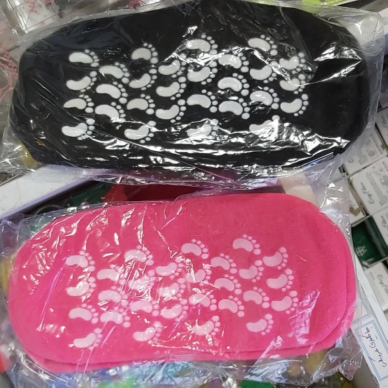 جوراب سیلیکونی رفع ترک پا(جوراب ژله ای)ضد ترک پا