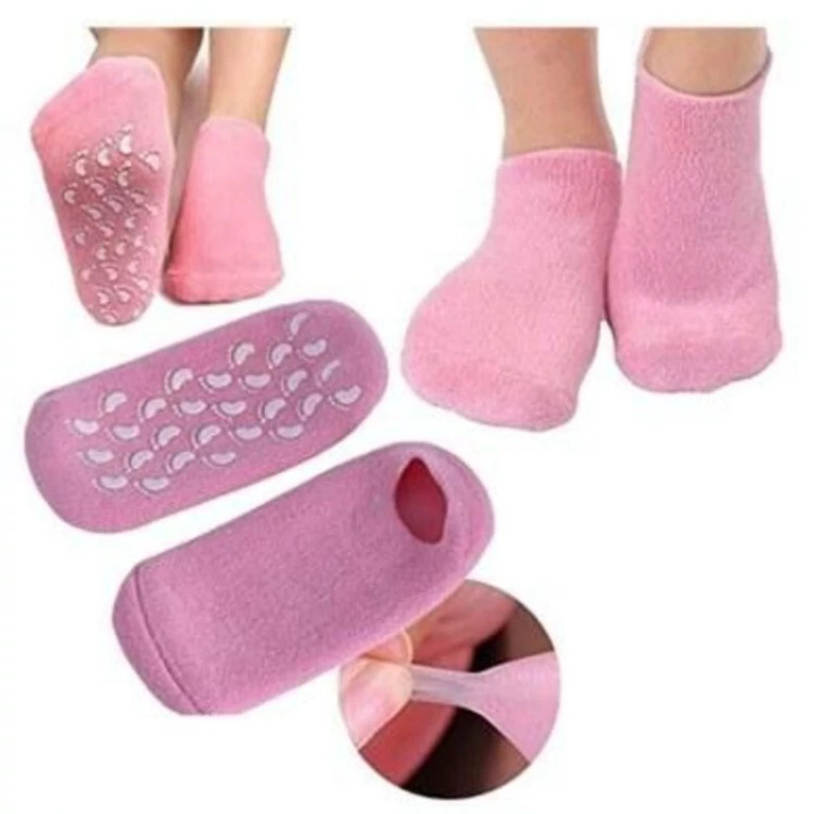 جوراب سیلیکونی رفع ترک پا(جوراب ژله ای)ضد ترک پا