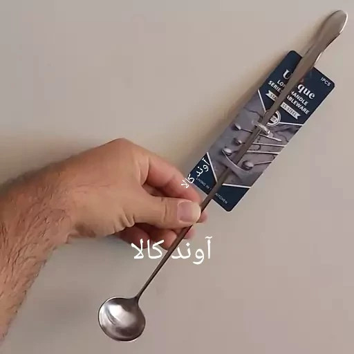 قاشق پارچ شربت30cmبلند استیل یونیک یک عدد(ملاقه شربت بلند استیل مدل عدسی مقعر) قاشق شربت