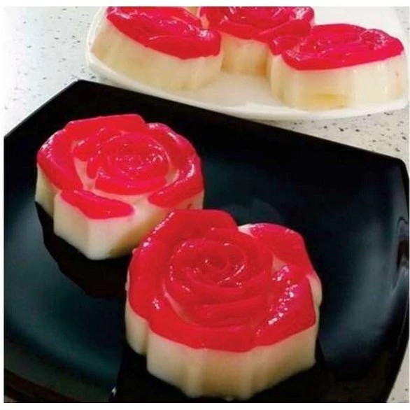 قالب ژله سیلیکونی کوچک طرح گل رز مارگاریتا
