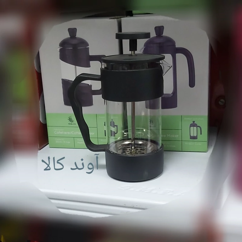 فرنچ پرس 350میلی لیتر 3 کاپ خارجی لیدو (پیرکس خارجی و abs)