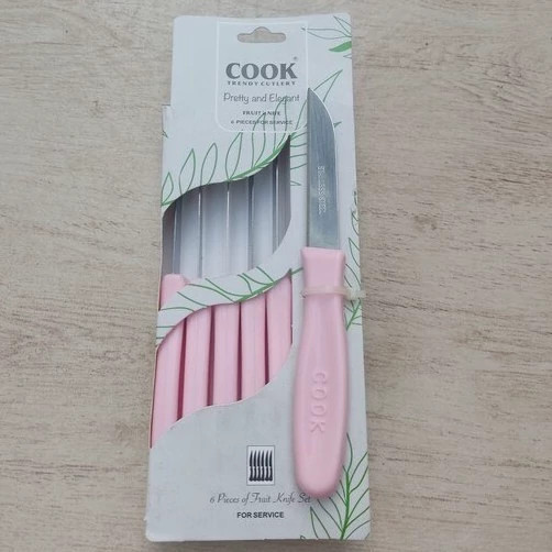 کارد کوک cook کارد میوه خوری6تایی تیغه تُرک(چاقو)