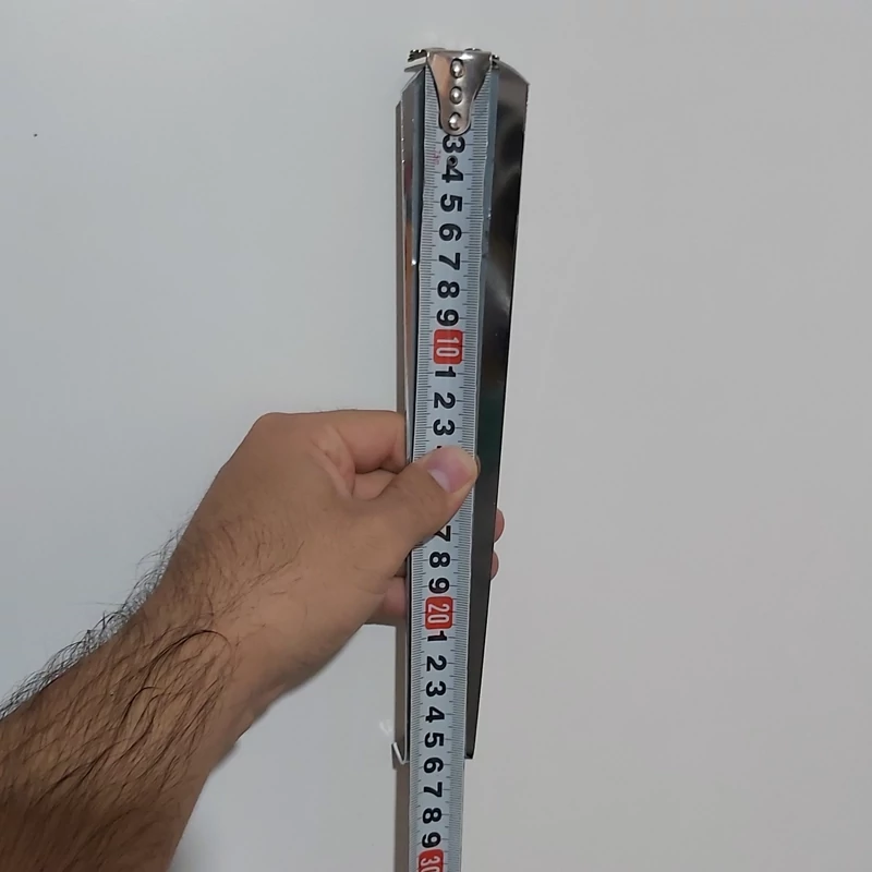 پاشنه کش کفش استیل طول 26cm( تکی-یک عدد) به ابعاد سفارش دقت کنید