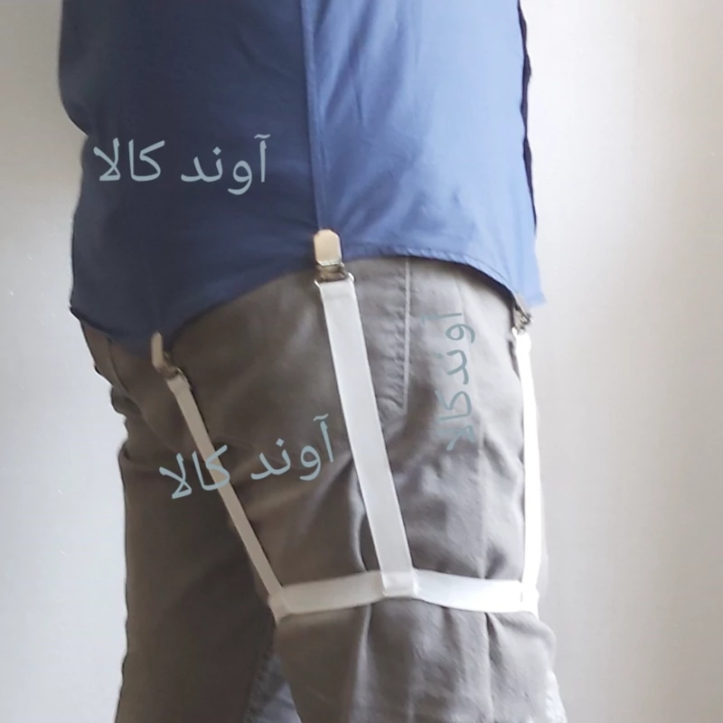 هولدر پیراهن نگهدارنده پیراهن هلدر لباس سفید (یک جفت) رنگ سفید موجوده