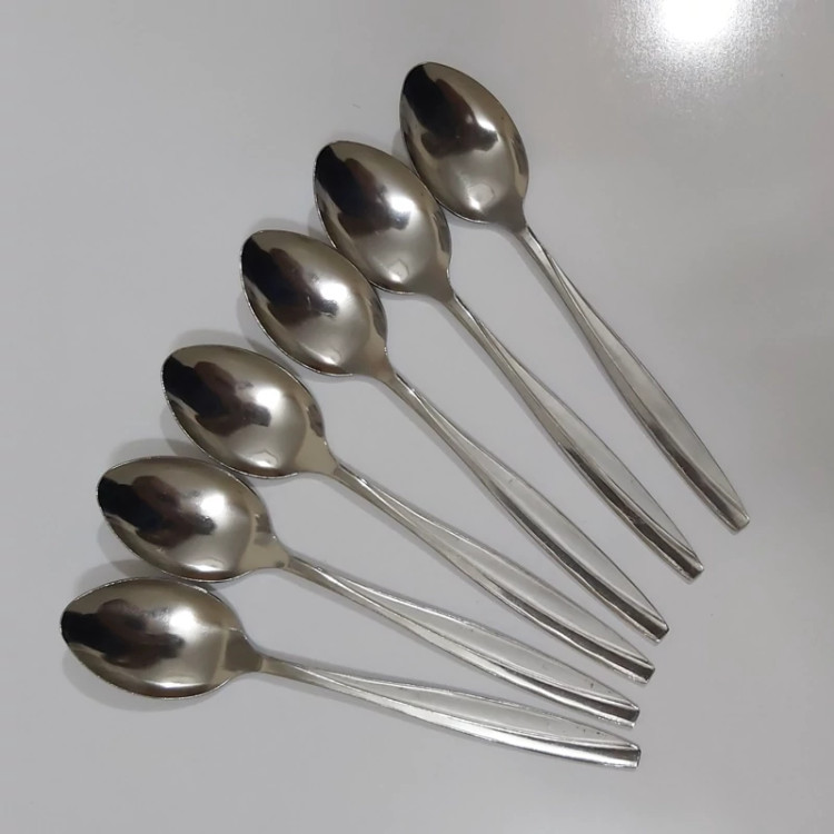 قاشق چنگال طرح ماینز استیل ضخیم (پک کامل6قاشق 6چنگال)