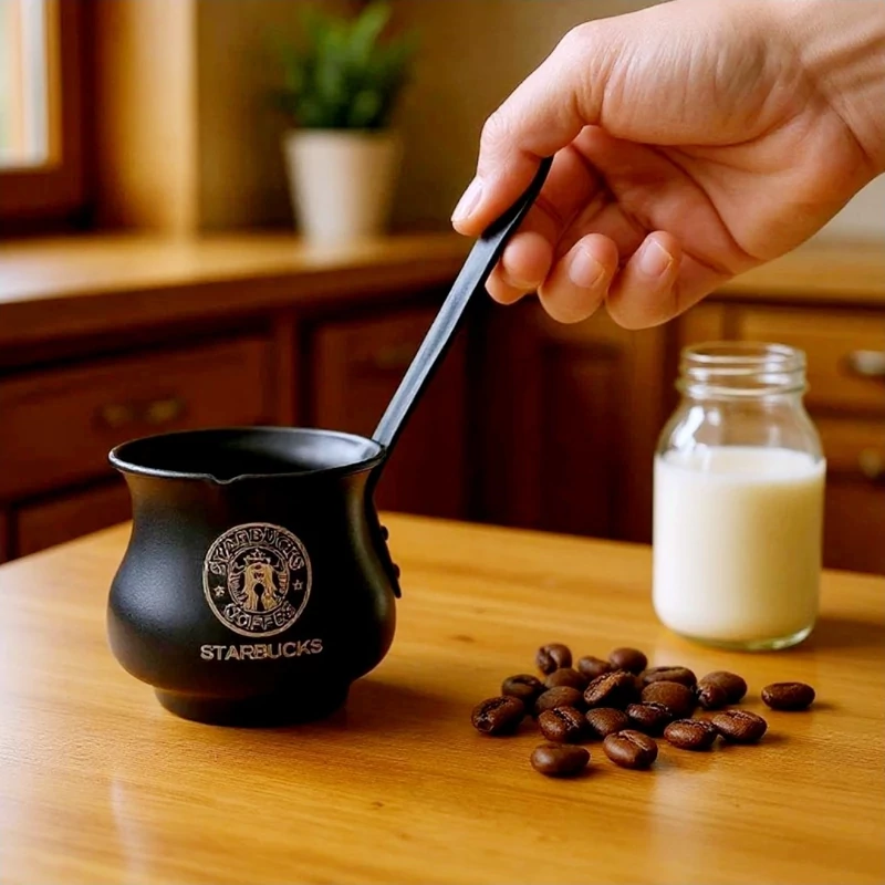 قهوه جوش دستی استارباکس(قهوه ترک ساز دستی)جذوه قهوه ترک قهوه جوش ساده مخصوص قهوه ترک . قهوه ساز ایبریک . شیرجوش