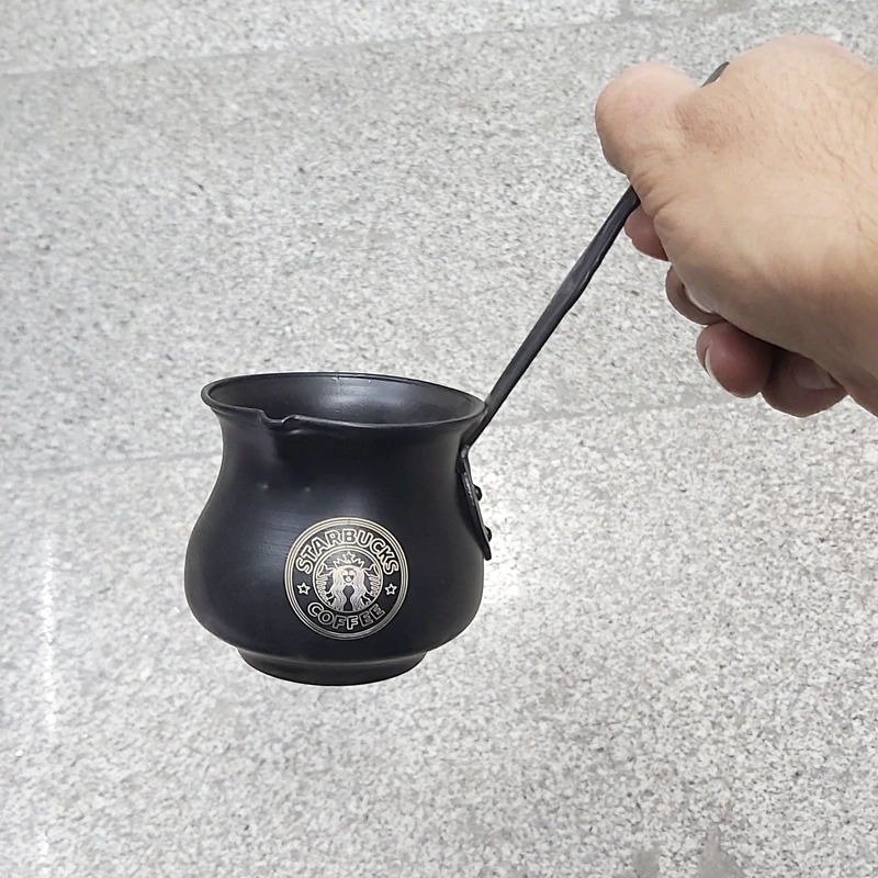 قهوه جوش دستی استارباکس(قهوه ترک ساز دستی)جذوه قهوه ترک قهوه جوش ساده مخصوص قهوه ترک . قهوه ساز ایبریک . شیرجوش