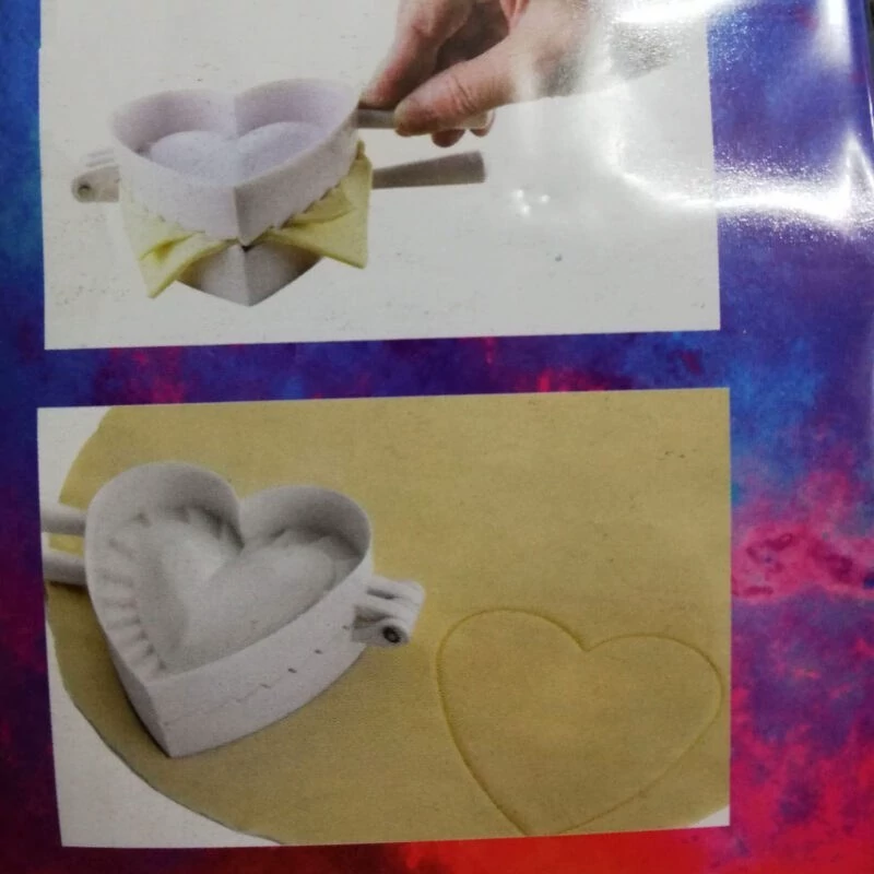 قالب پیراشکی و سمبوسه قلبی3 عددی قطر 10cm،7/5cm ،6/5cm
