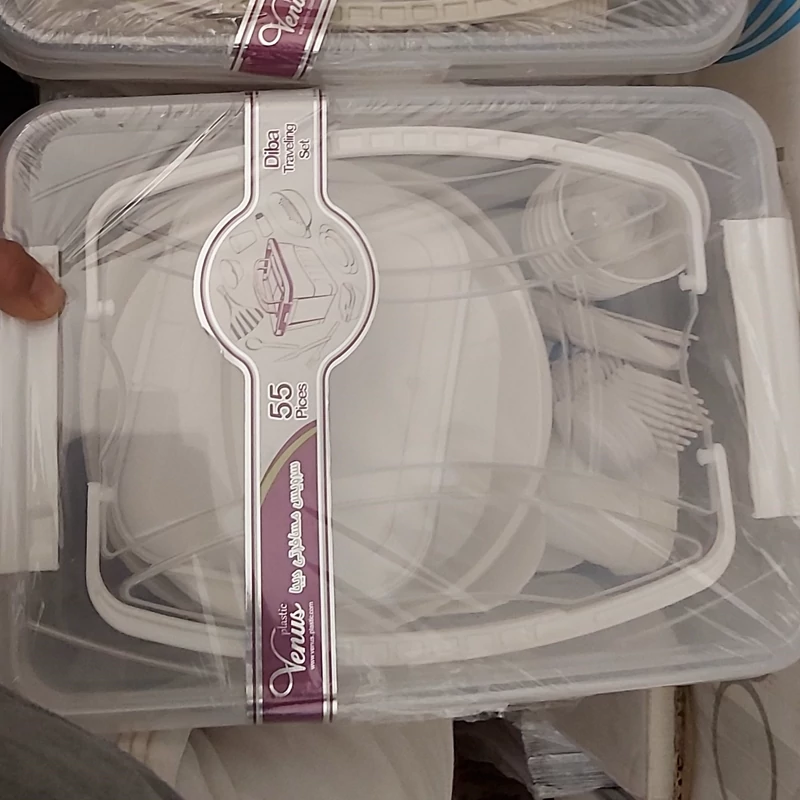 سرویس مسافرتی 6نفره 55 پارچه دیبا ونوس( سبد پیک نیک)