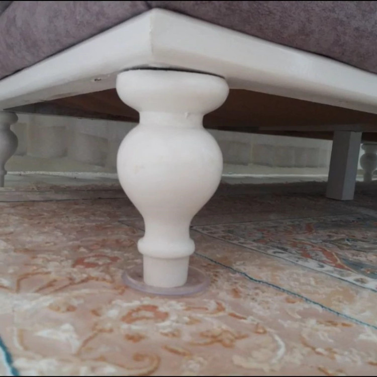 زیر پایه مبل ممتاز ژله ای4 عددی سایز بزرگ قطر8 (بسته 4 تایی)
