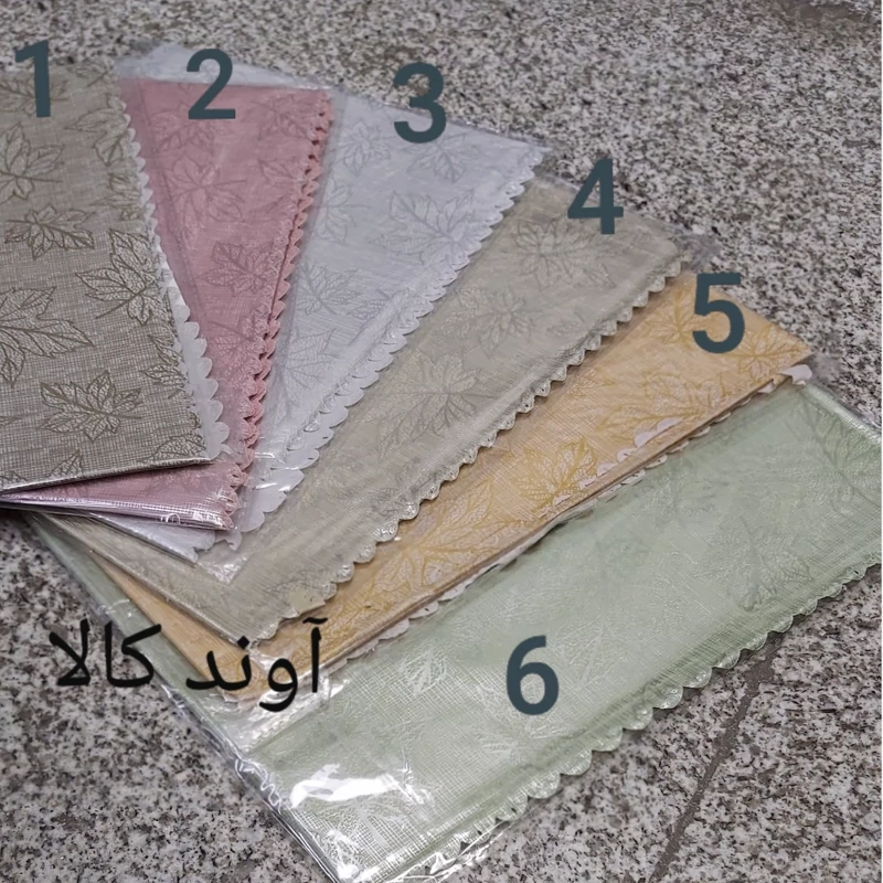 سفره 2نفره طرح دار نسوز حاشیه دار نیلو پلاست (سفره دو نفره)سفره مسافرتی زیر انداز