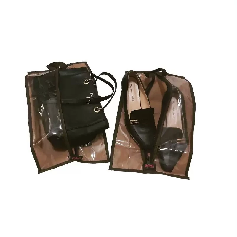 کاور کفش مسافرتی (فقط رنگ مشکی و توسی)جا کفشی مسافرتی تکی