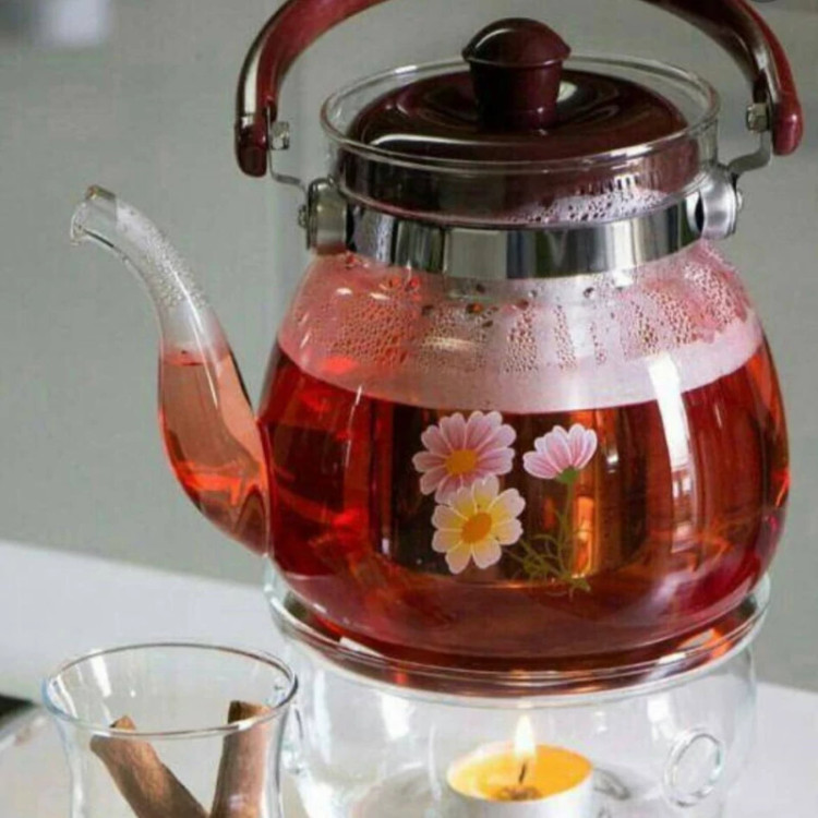 قوری تمام پیرکس شعله مستقیم 1100ml دسته بالا