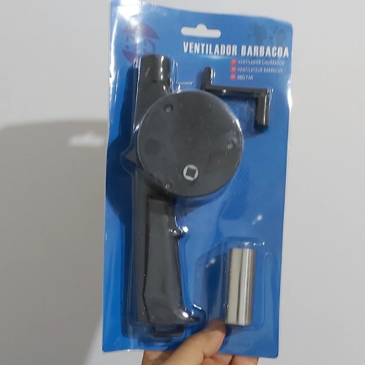 پنکه دستی باربیکیو(پنکه دستی مسافرتی)پنکه کباب و پیک نیک بدون نیاز به برق و باتری
