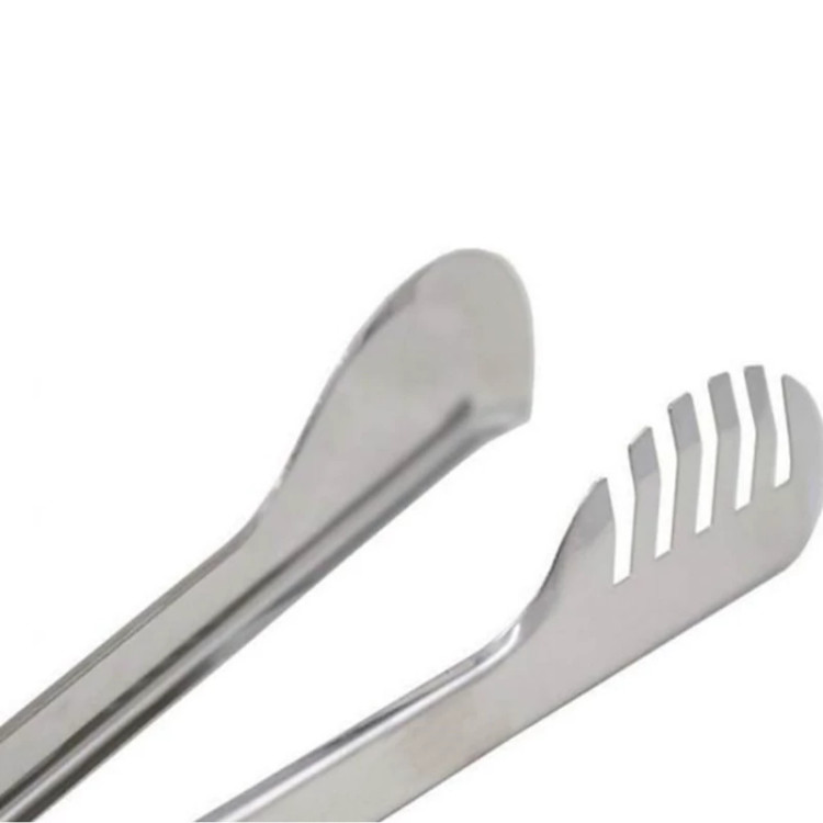 انبر سالاد استیل خارجی طول 22cm نیم دایره(استیل آهنربا نگیر خارجی)