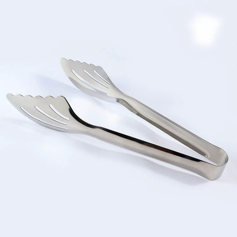 انبر سالاد استیل مدل پروانه طول 20cm