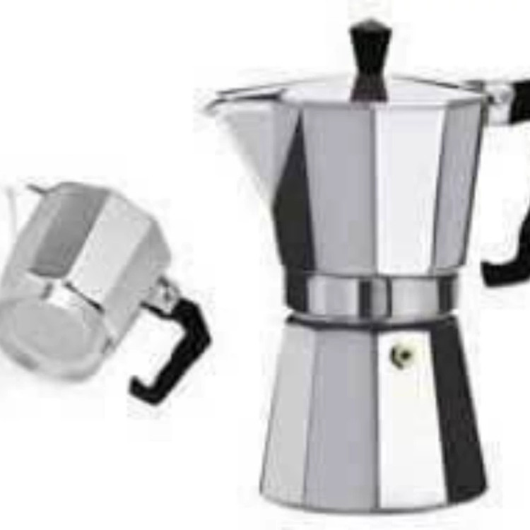 موکاپات 6 کاپ اسپرسو ساز روگازی(قهوه جوش دستی) موکاپات 6نفره