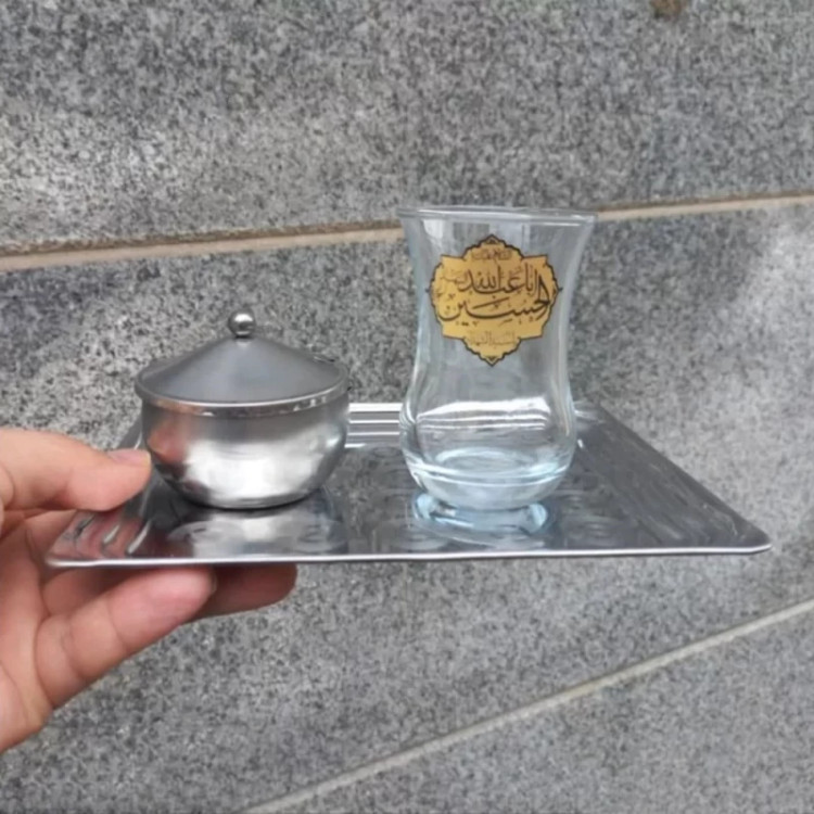 قندان استیل سایز متوسط فرم2(تک نفره)