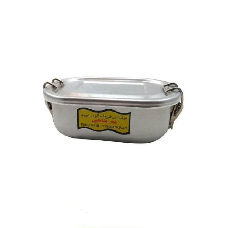 ظرف غذا ناهاربری کتابی سایز1 (کوچک)قفل دار آراد