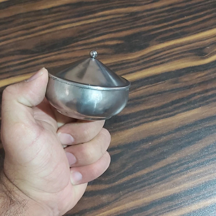 قندان استیل سایز متوسط فرم2(تک نفره)