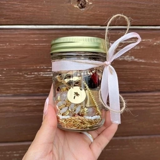 پک هدیه شیشه اکسسوری 20 عددی پینترستی رویایی با متریال وارداتی خاص جذاب فانتزی کیوت کادو هدیه تولد با اشانتیون رایگان