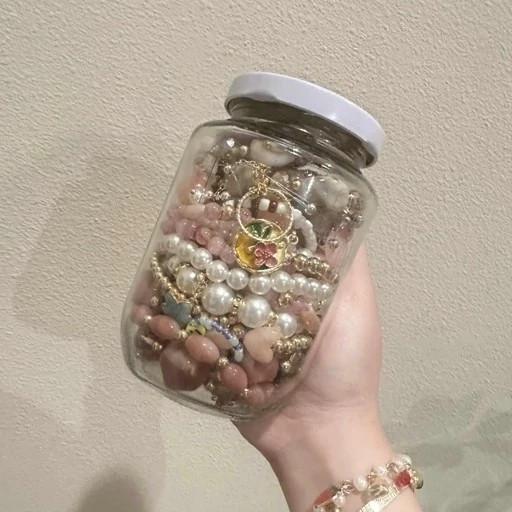 پک هدیه شیشه اکسسوری 20 عددی پینترستی رویایی با متریال وارداتی خاص جذاب فانتزی کیوت کادو هدیه تولد با اشانتیون رایگان