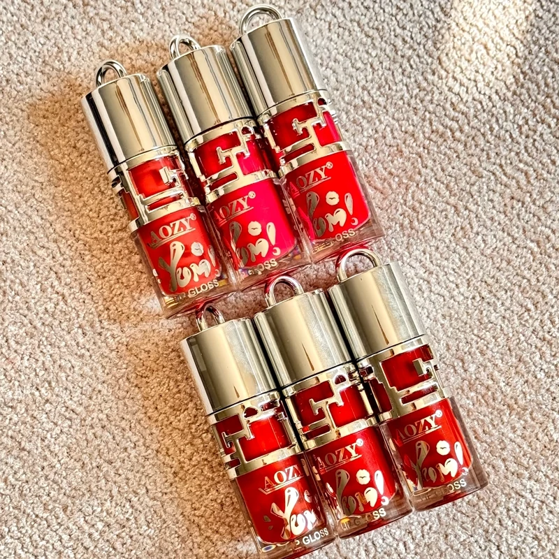 لیپگلاس دوپ وای اس ال YSL کیوت فانتزی پینترستی دارای جای آویز برق لب رنگی رایحه شکلاتی خوشبو