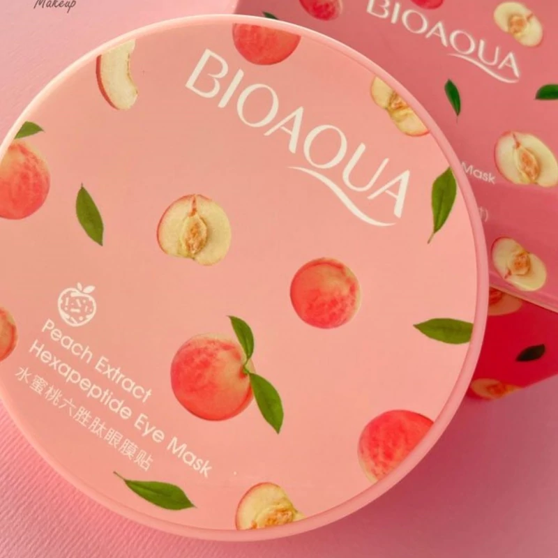 ماسک ورقه ای هلو پچ زیر چشم هلو روشن کننده آبرسان جوانساز مرطوب کننده خنک کننده دور چشم شاداب کننده آبرسان