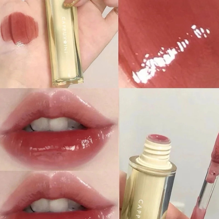 رژ لب سه بعدی کریستالی کره ای بالم لب نرم کننده و آبرسان لب گوگولی کیوت فانتزی پینترستی