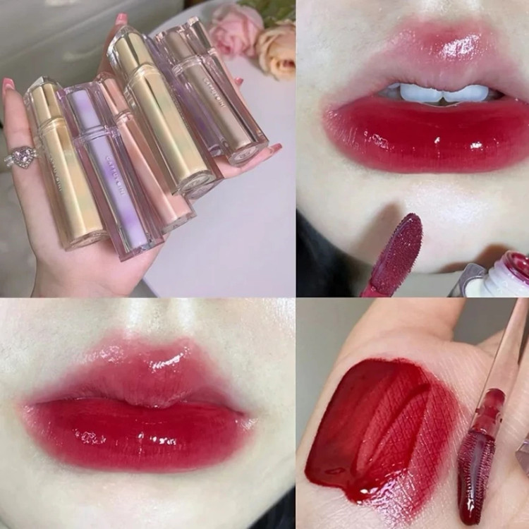 رژ لب سه بعدی کریستالی کره ای بالم لب نرم کننده و آبرسان لب گوگولی کیوت فانتزی پینترستی