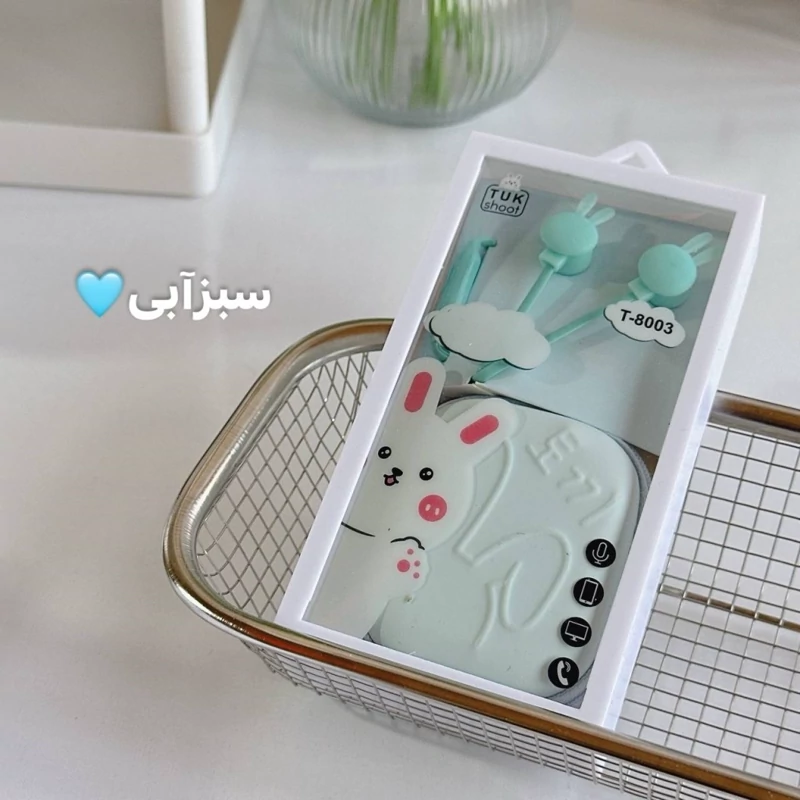 هندزفری یونیکورن تک شاخ پونی همراه آبنبات و باکس کیفی دخترانه فانتزی کیوت پینترستی کیفیت صدای عالی