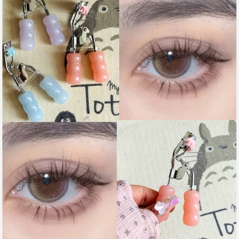 فرمژه کره ای حرفه ای حالت دادن و فر کردن مژه ها دسته خرگوشی جداکننده مژه ها فانتزی کیوت دخترانه