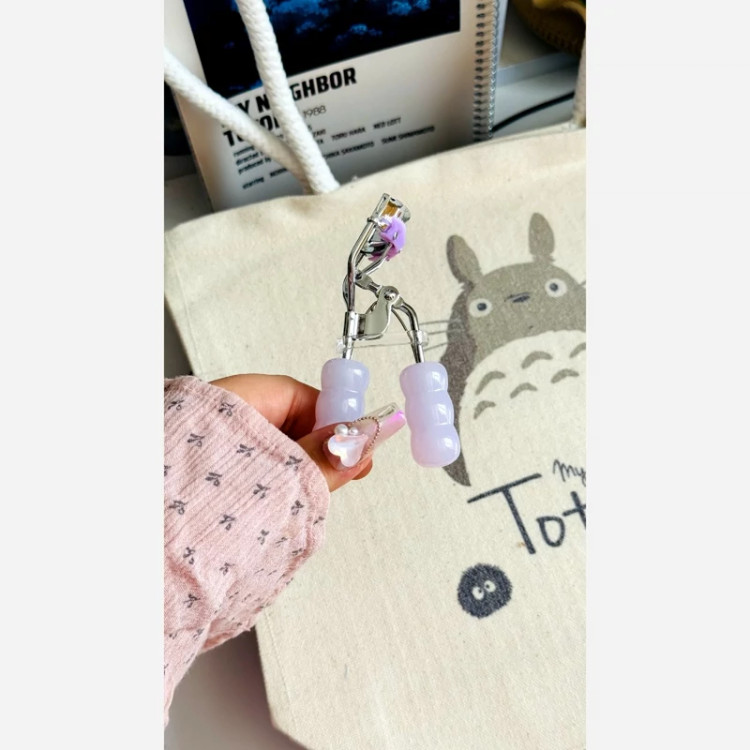 فرمژه کره ای حرفه ای حالت دادن و فر کردن مژه ها دسته خرگوشی جداکننده مژه ها فانتزی کیوت دخترانه