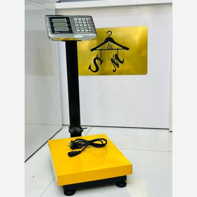 باسکول 150 کیلویی محک صفحه کلید فلز