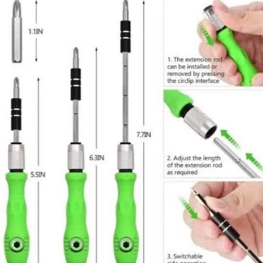 پیچ گوشتی سری 32 عددی موجوداست