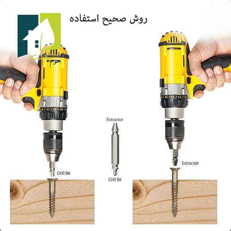 مته پیچ هرز باز کن 6عددی انواع پیچ کیفیت خوب موجوده.