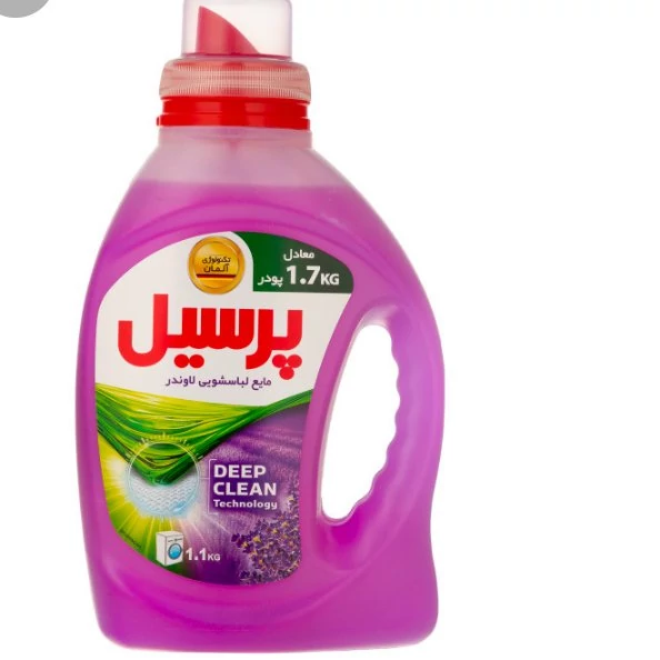 مایع لباسشویی پرسیل لاوندر ماشینی صورتی 1. 1 کیلو