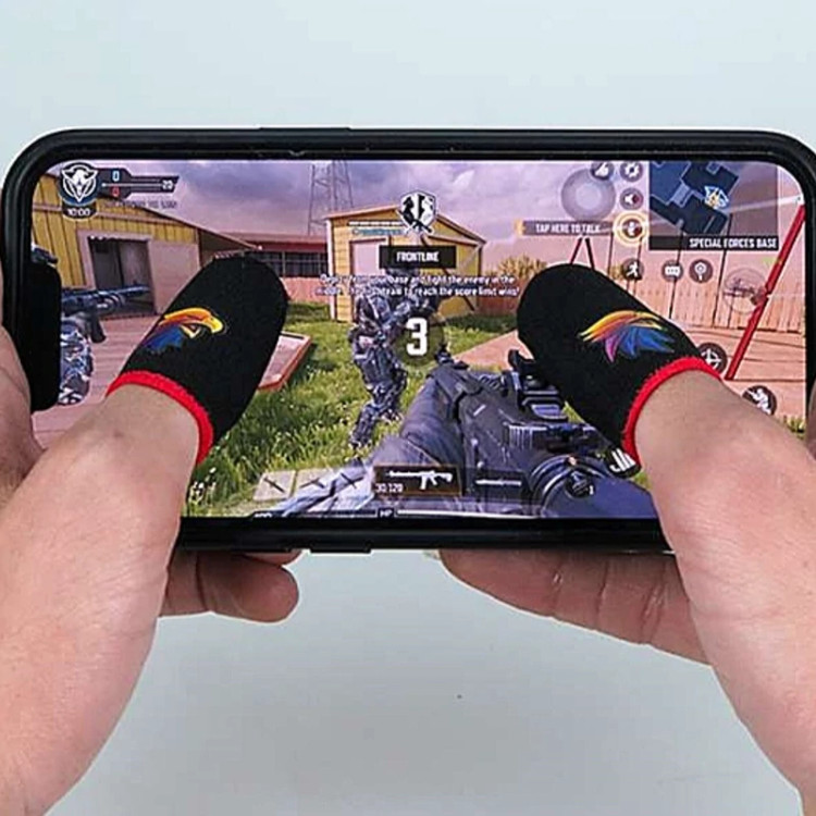 آستین کنترل کننده انگشتی عرق گیر گیمینگ اورجینال درچندطرح زیباMEMO Gaming Sleve کد1