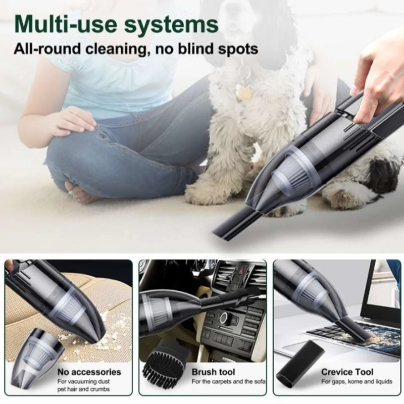 جارو برقی و فندکی خودرو فوق العاده زیبا وپرقدرت 4500 اصلی همراه با مبدل ضمانتی