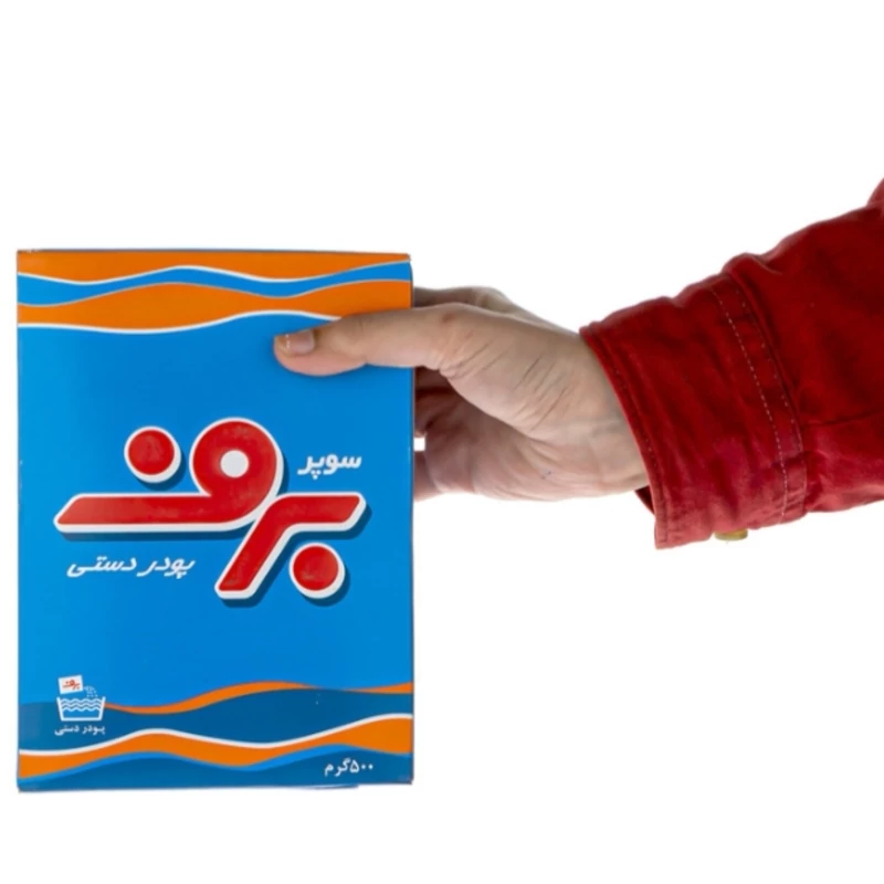 پودر لباسشویی دستی برف وزن 500گرم اصلی