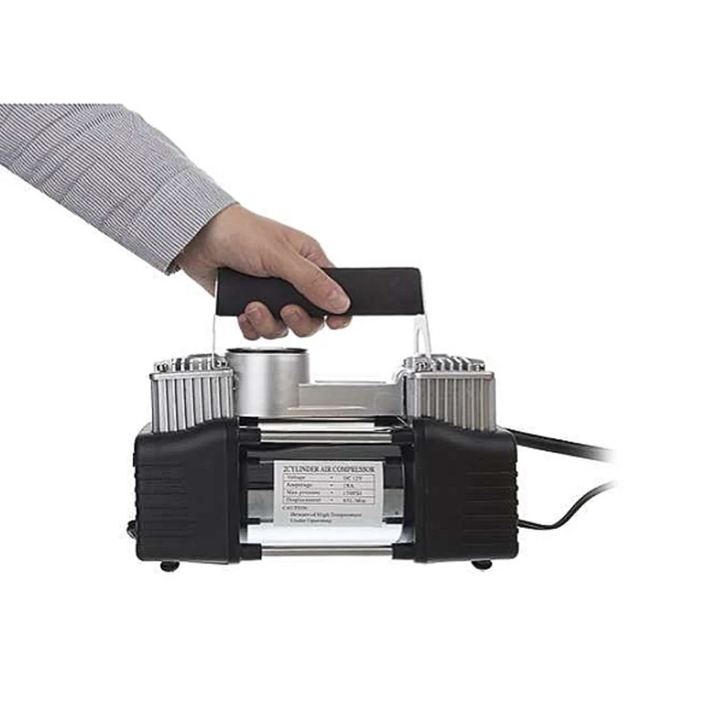 پمپ باد فندکی قوی خودرو دو سیلندر قوی 2Cylinderair compressor4