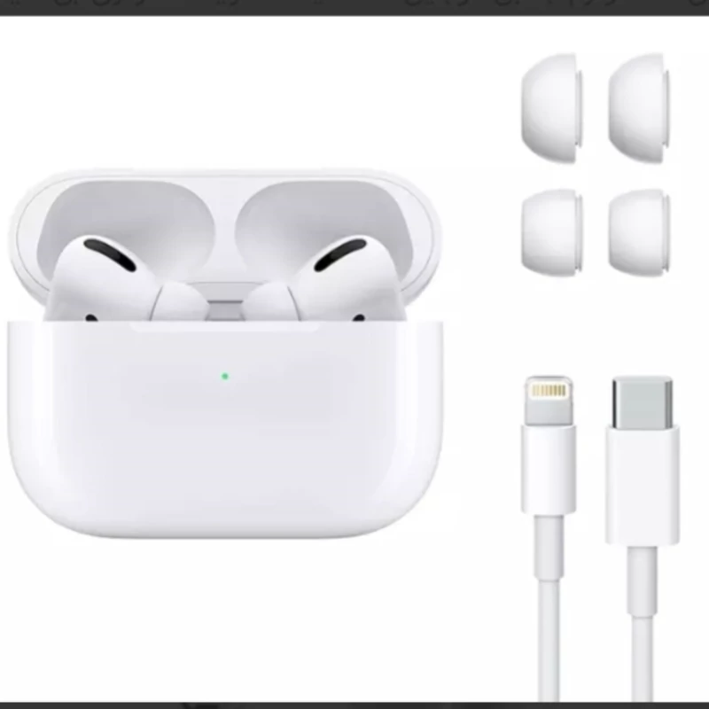 هدفون بی سیم طرح اپل Air pods pro بامحفظه شارژ رنگ سفید