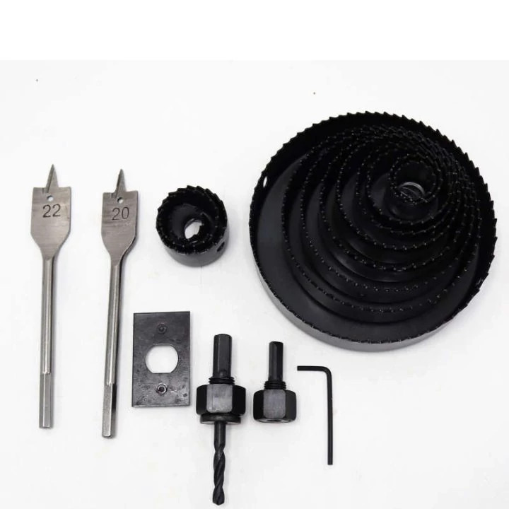 مته گرد بر کد YP-CHOOB-MDF-018 سایز 19-127 میلیمتر مجموعه 18 موجوده
