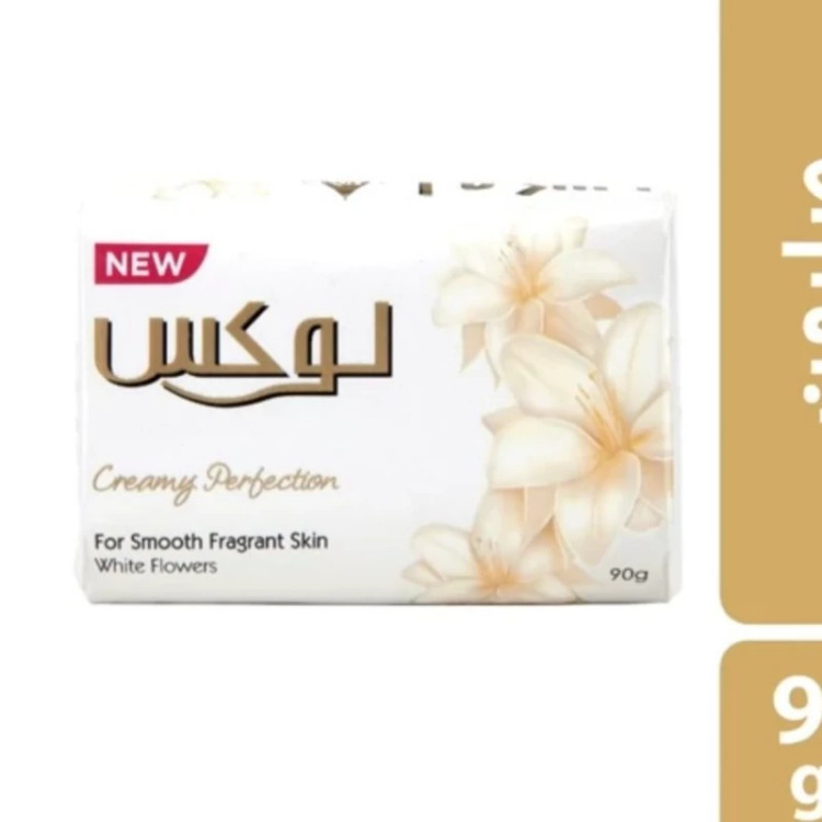 صابون لوکس سفید اصلی وزن 90 گرم 1عدد موجوده