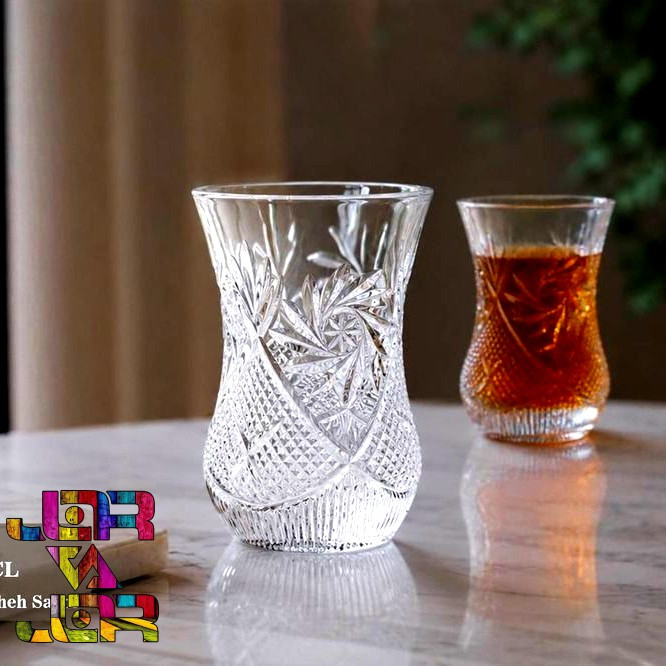 استکان آینور استکان کمر باریک بلور کاوه ارسال رایگان
