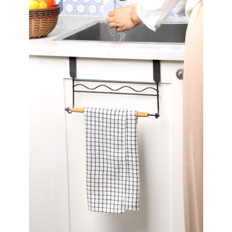 آویز حوله کابینتی فلزی