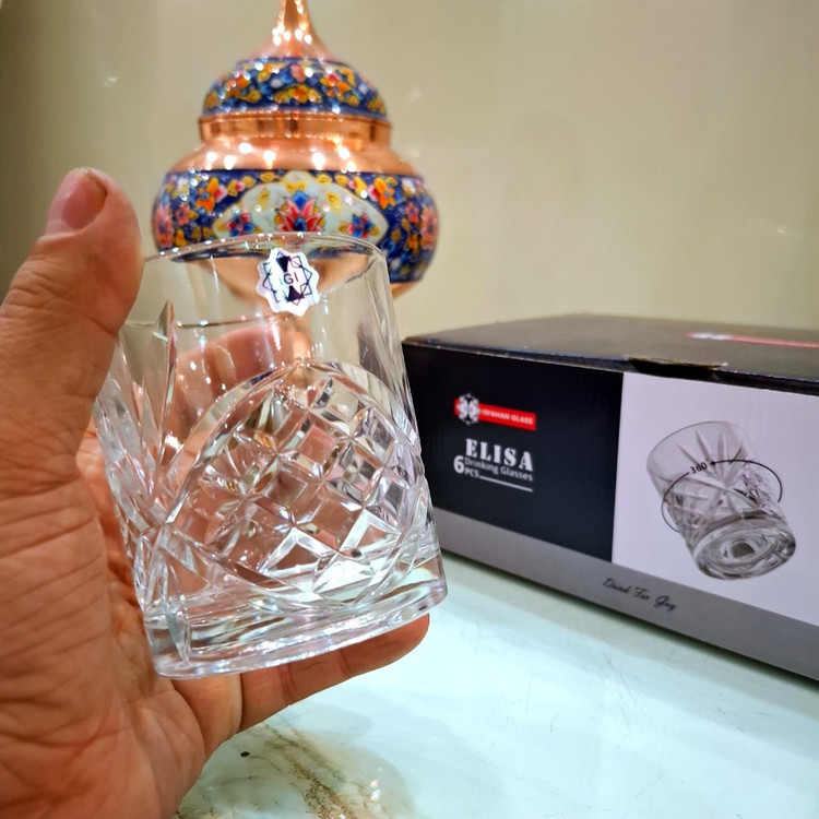 لیوان چرخشی مدل الیسا 6 عددی ارسال رایگان
