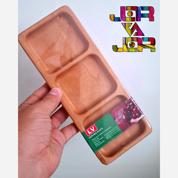 اردوخوری چوبی سه خانه با کیفیت عالی